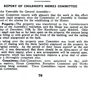 Report of Childrens Homes Committee, 1939 [excerpt]